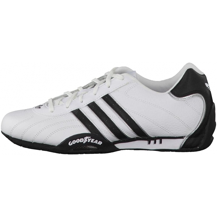 Adi Calz Adi Racer Low Leather Wht/black1/m