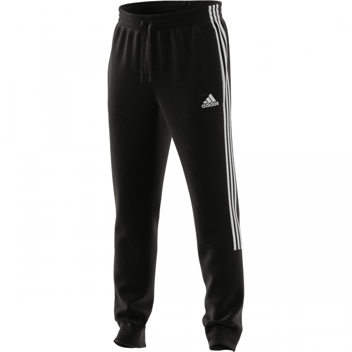 Pantal n Essentials Fleece Tapered Cuff 3 bandas black white