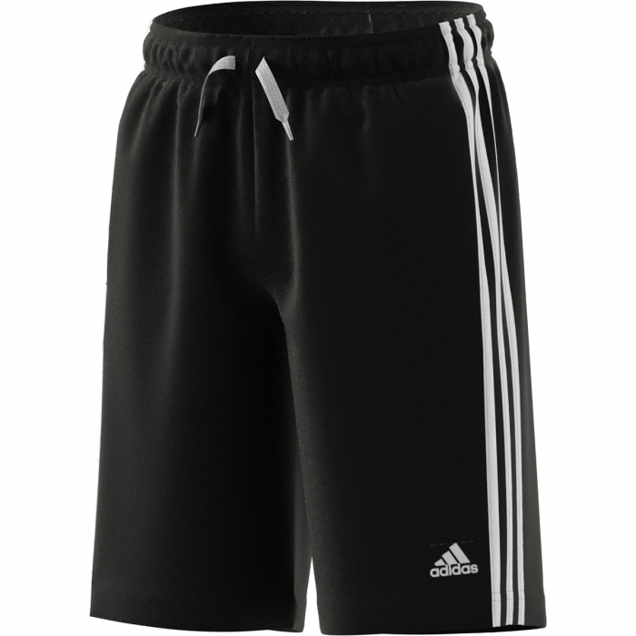 Pantal n corto adidas Essentials 3 bandas black white