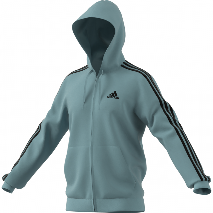 Chaqueta con capucha essentials 3 bandas cheap